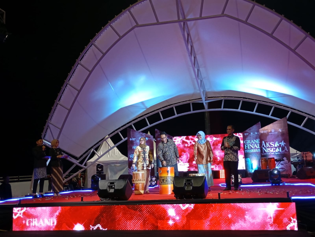 Teks Foto : Suasana pembukaan kegiatan Grand Final Duta Budaya Kukar 2025 (Aspirasi Kaltim)