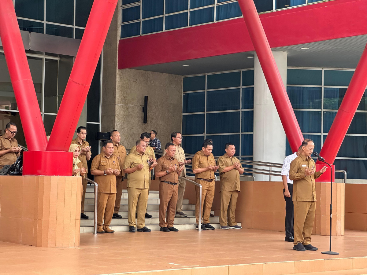 Apel gabungan DPU dan Dinas Perkim Kukar. (Aspirasi Kaltim)